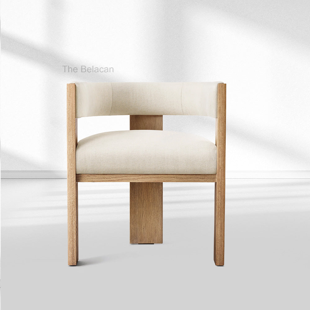 Elgin Fabric Dining Armchair - thebelacan