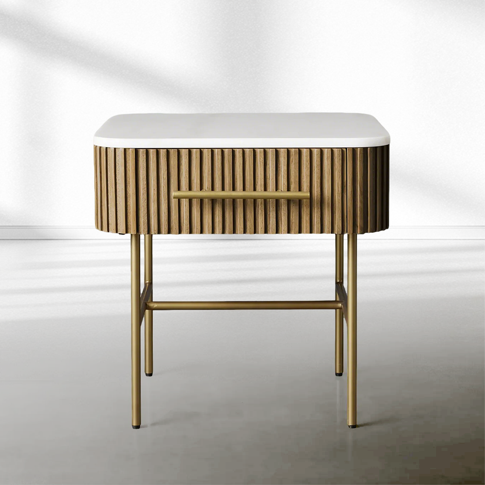 Fimley End Table with Drawer - thebelacan