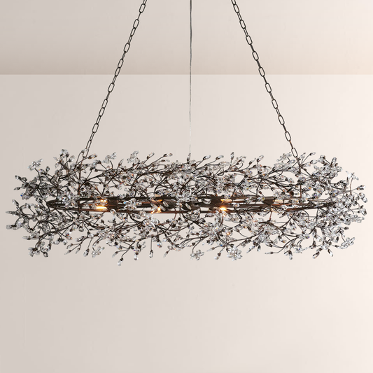 Fiore Oval Chandelier - thebelacan