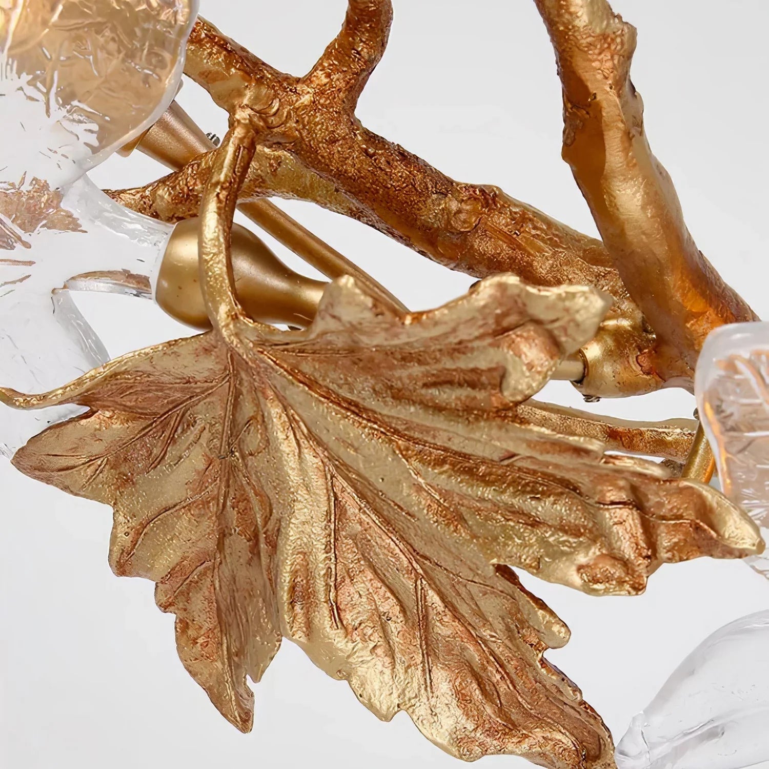 Folio Branch Brass Chandelier - thebelacan