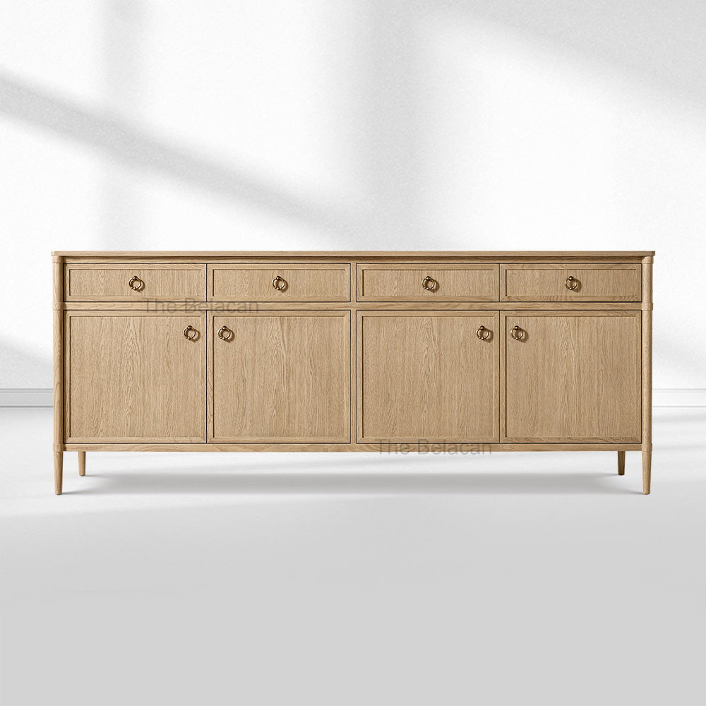 Fraboutiq 4-door Sideboard with Drawers - thebelacan