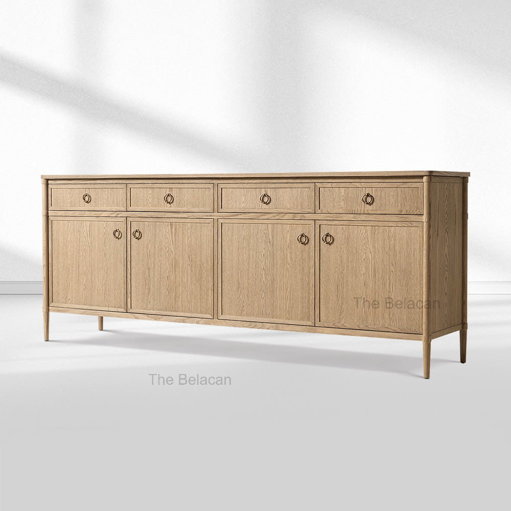 Fraboutiq 4-door Sideboard with Drawers - thebelacan