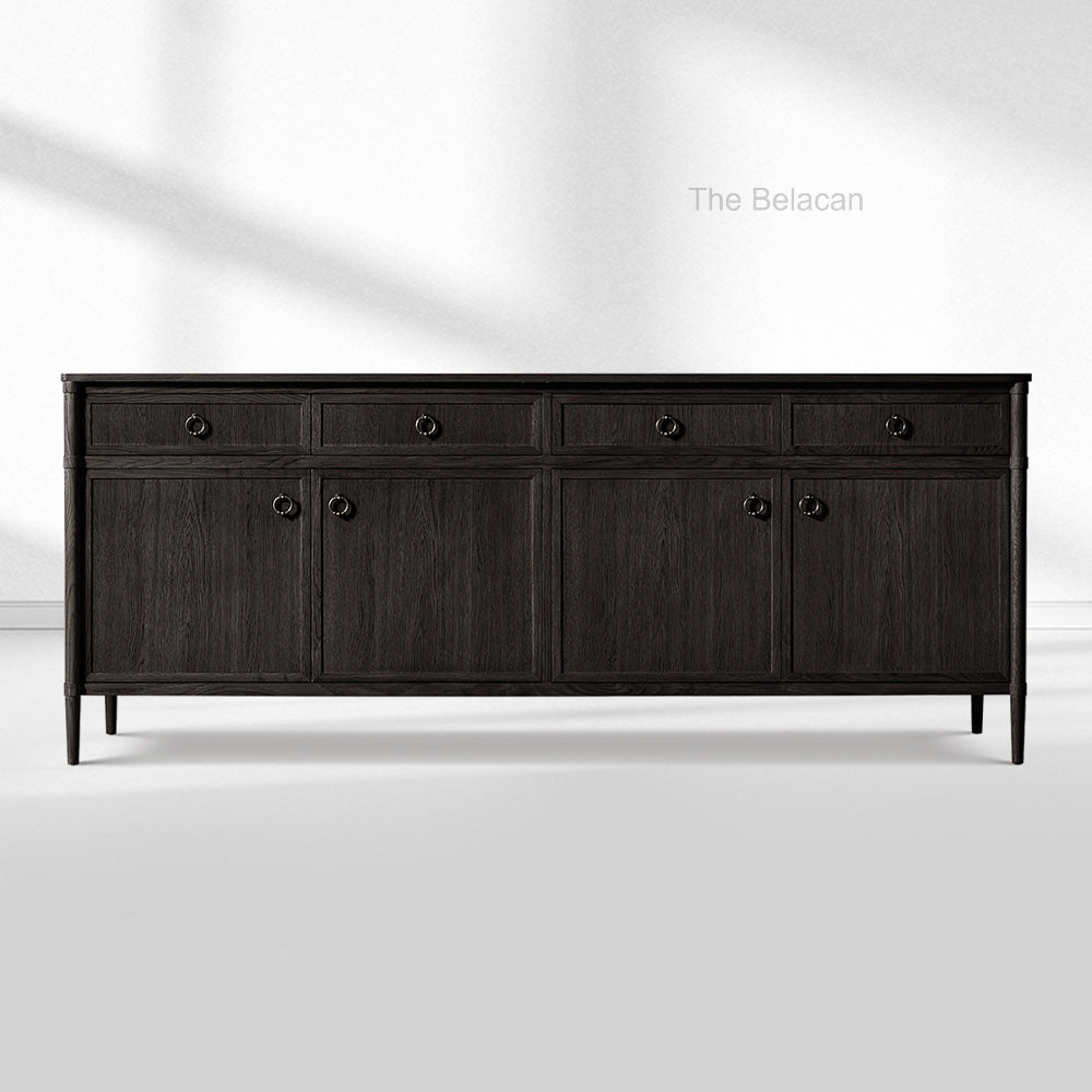 Fraboutiq 4-door Sideboard with Drawers - thebelacan