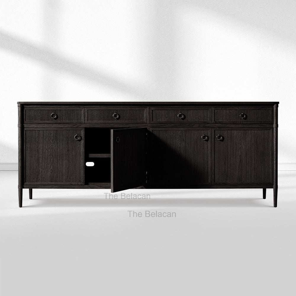 Fraboutiq 4-door Sideboard with Drawers - thebelacan
