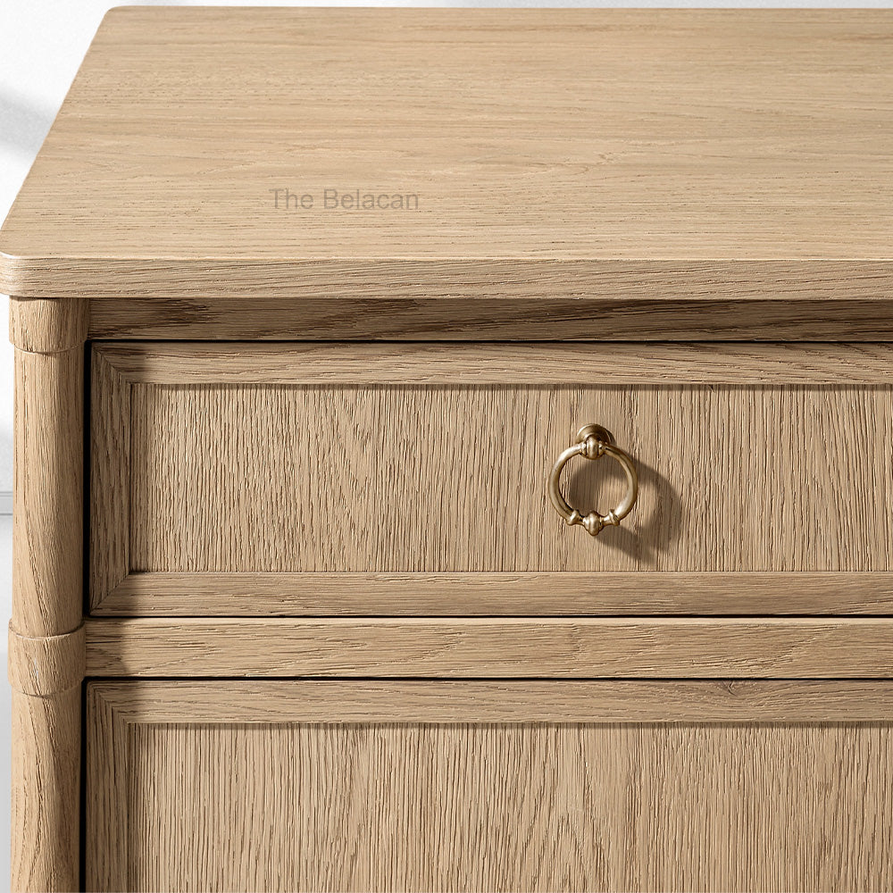 Fraboutiq Double-Door Sideboard with Drawers - thebelacan