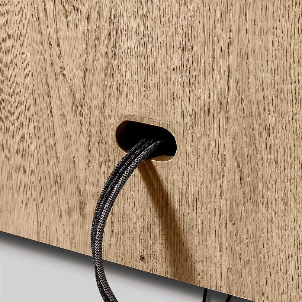 Fraboutiq Double-Door Sideboard with Drawers - thebelacan