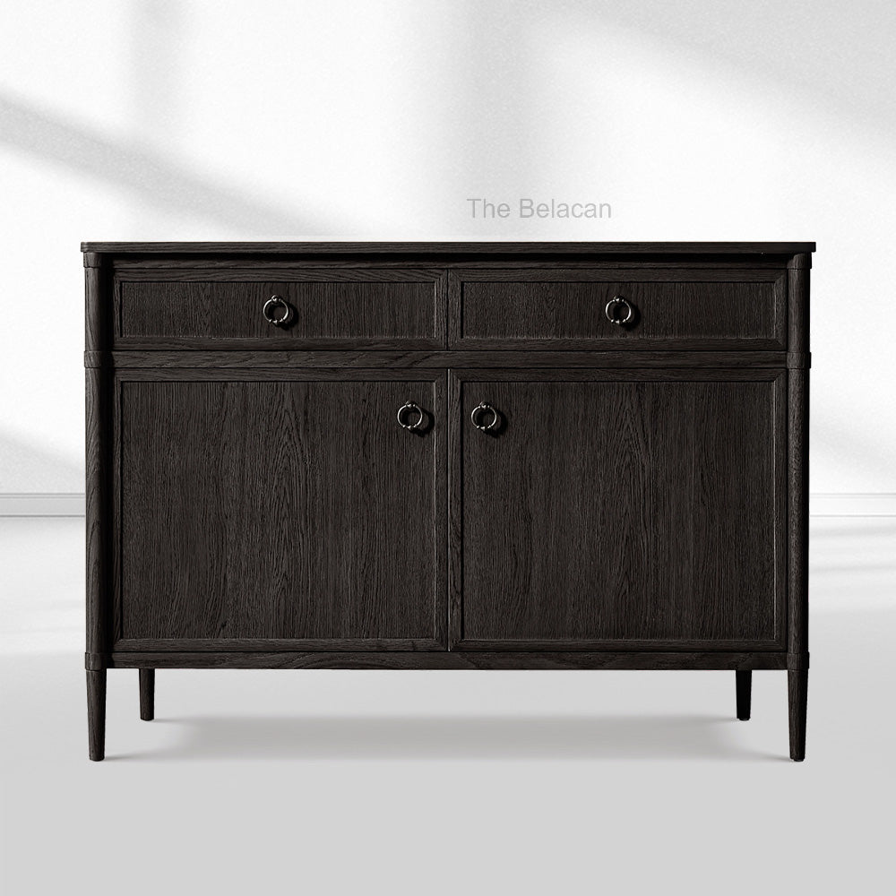 Fraboutiq Double-Door Sideboard with Drawers - thebelacan