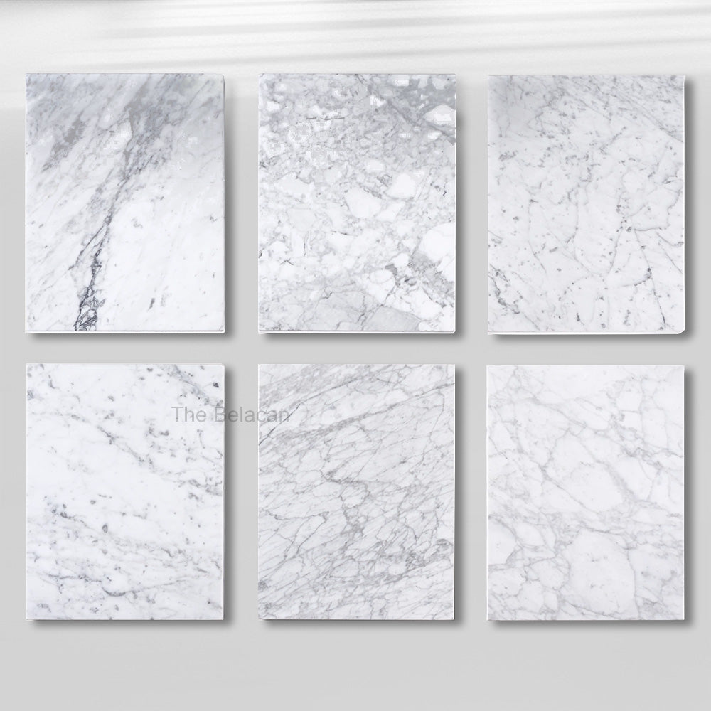 Fraboutiq Marble Double-Door Sideboard with Drawers - thebelacan