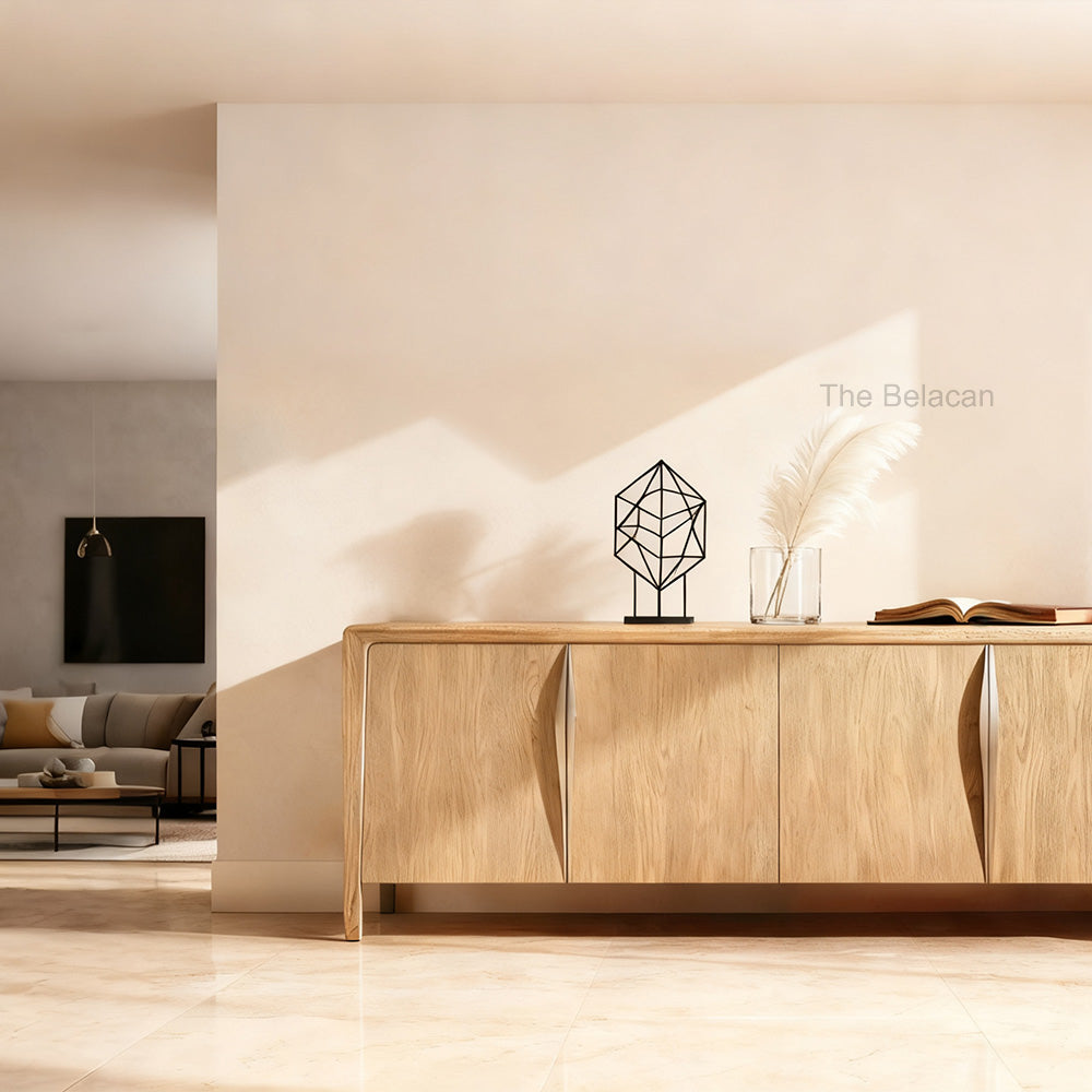 Gaelex Oak 4-door Sideboard - thebelacan