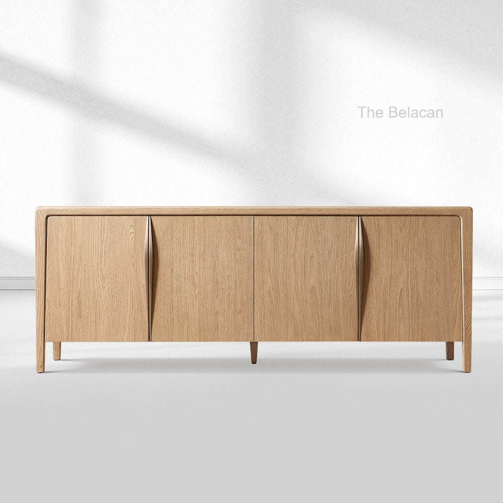 Gaelex Oak 4-door Sideboard - thebelacan