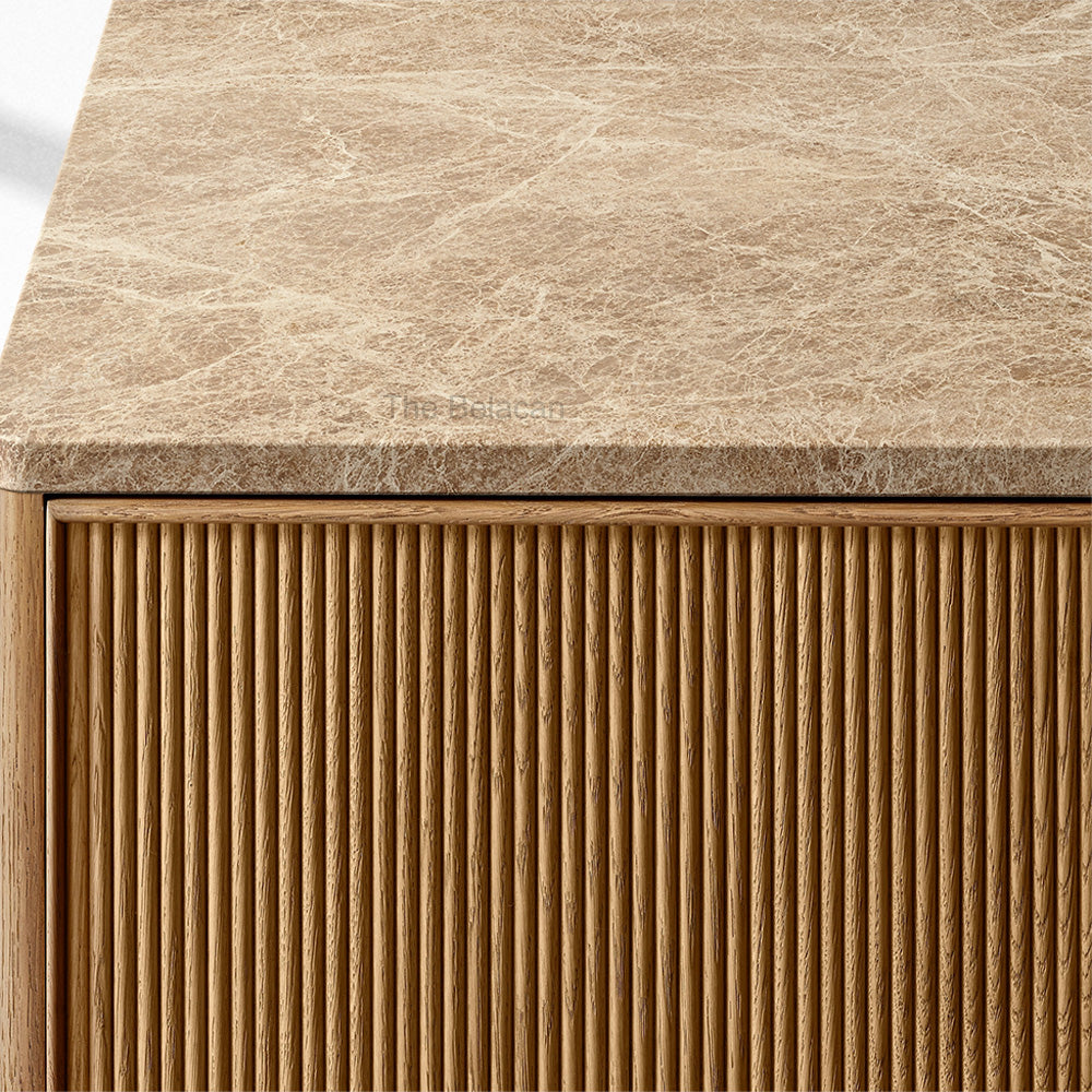 Genprestige Emperador Reeded 4-door Sideboard - thebelacan