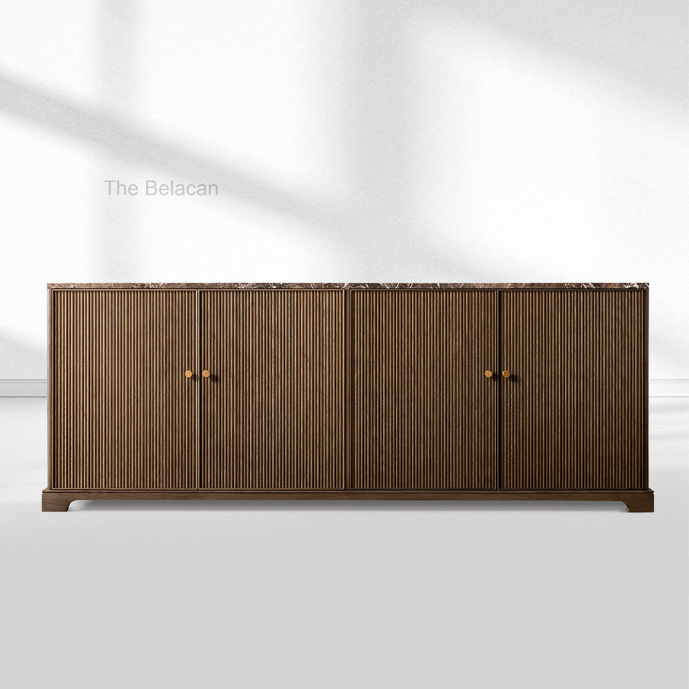 Genprestige Emperador Reeded 4-door Sideboard - thebelacan