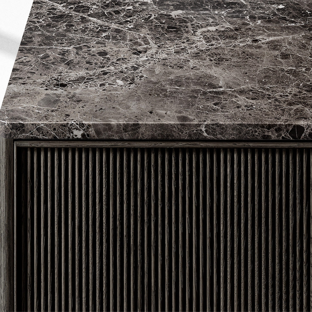 Genprestige Emperador Reeded 4-door Sideboard - thebelacan