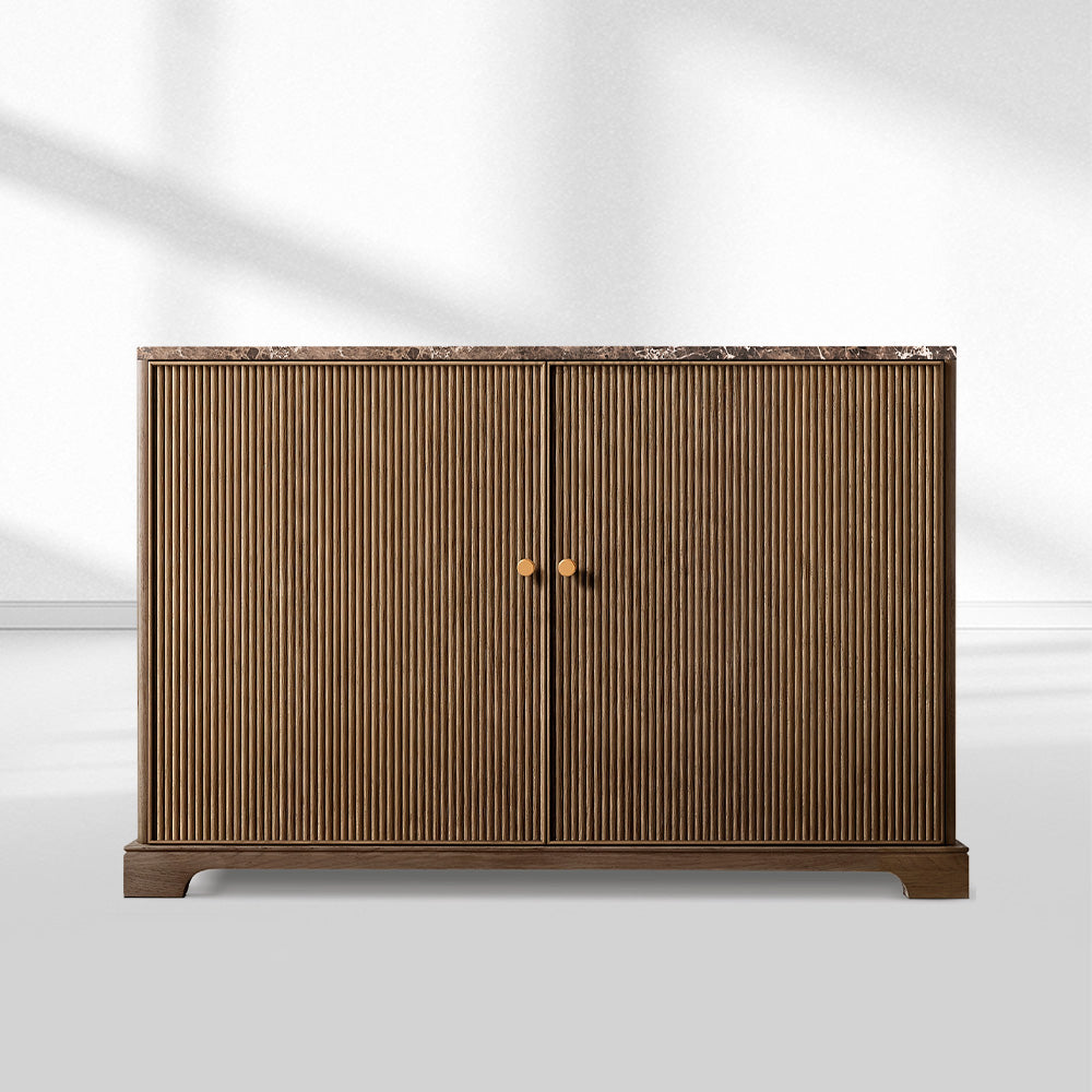 Genprestige Emperador Reeded Double-Door Sideboard - thebelacan