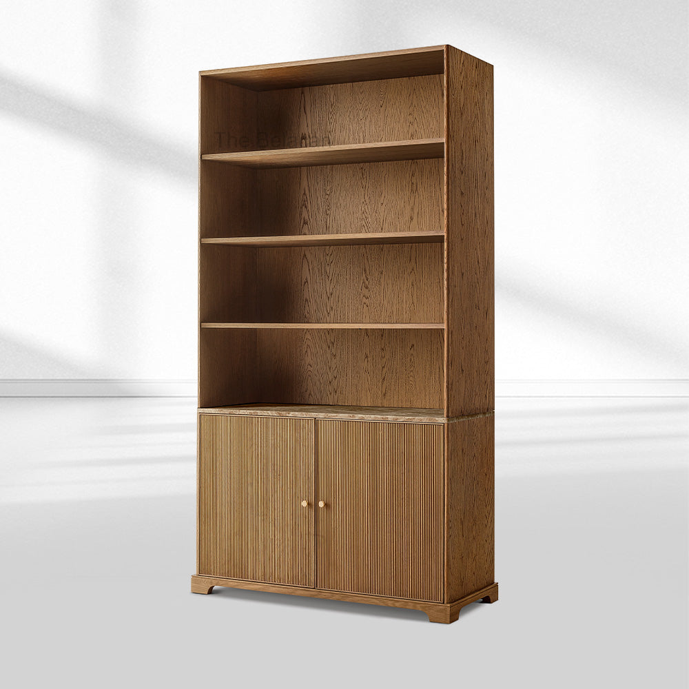 Genprestige Emperador Reeded Sideboard & Hutch - thebelacan