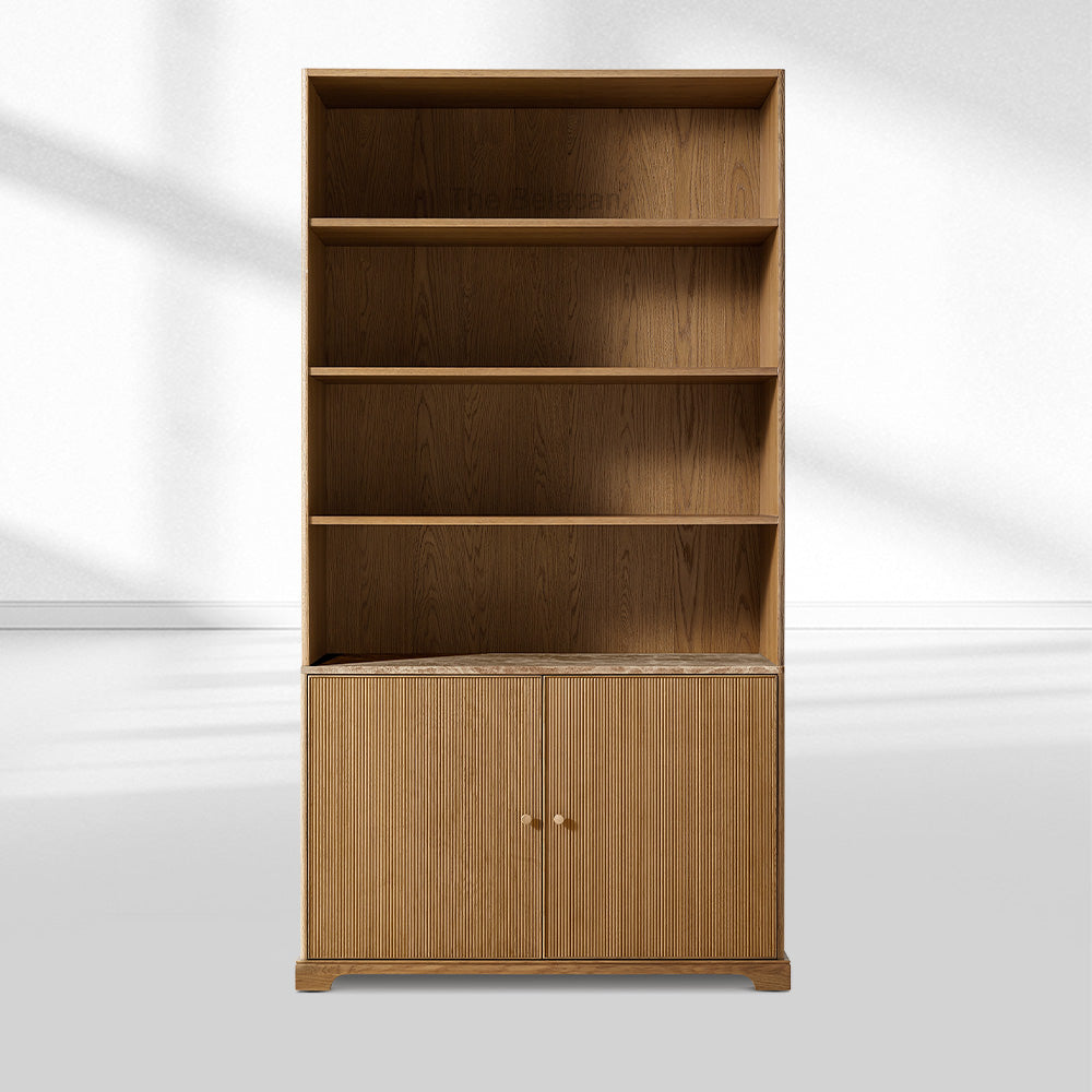 Genprestige Emperador Reeded Sideboard & Hutch - thebelacan