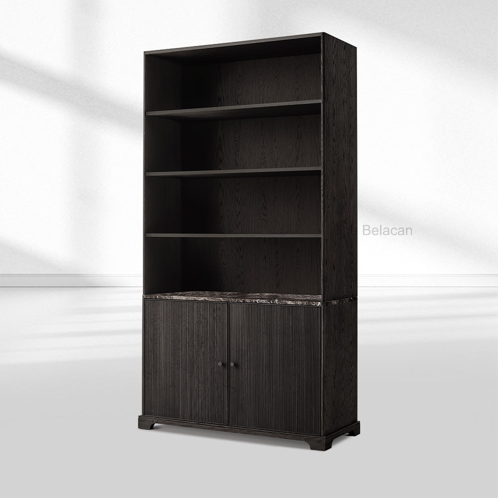 Genprestige Emperador Reeded Sideboard & Hutch - thebelacan