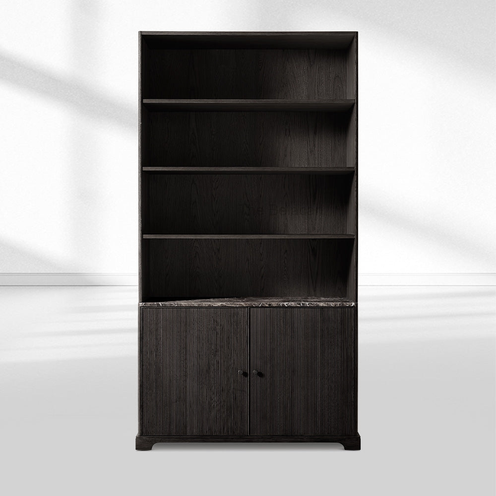 Genprestige Emperador Reeded Sideboard & Hutch - thebelacan