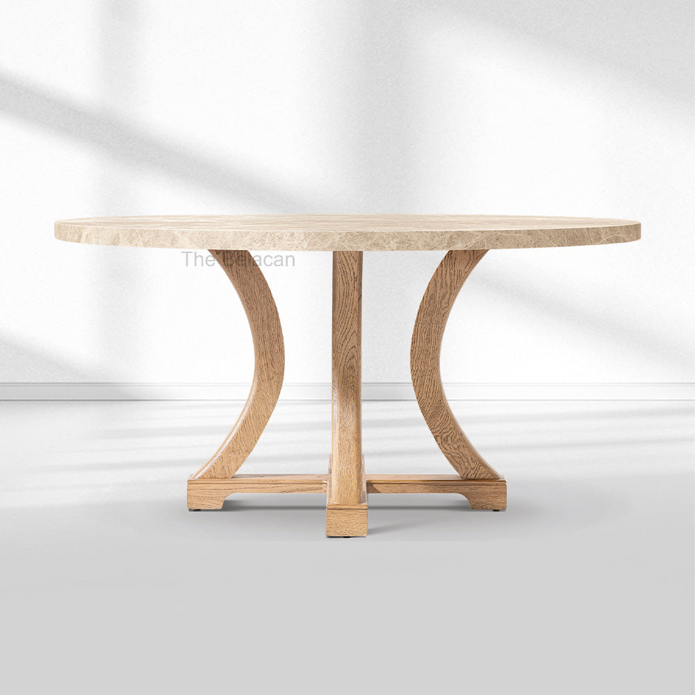 Genprestige Emperador Round Dining Table - thebelacan