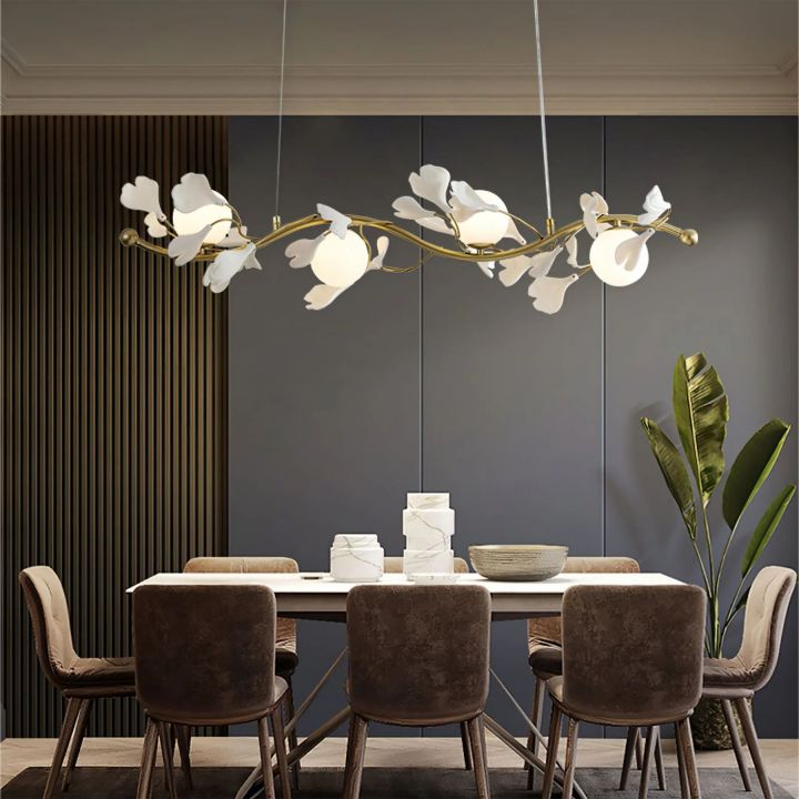 Gingko Glass Chandelier - thebelacan