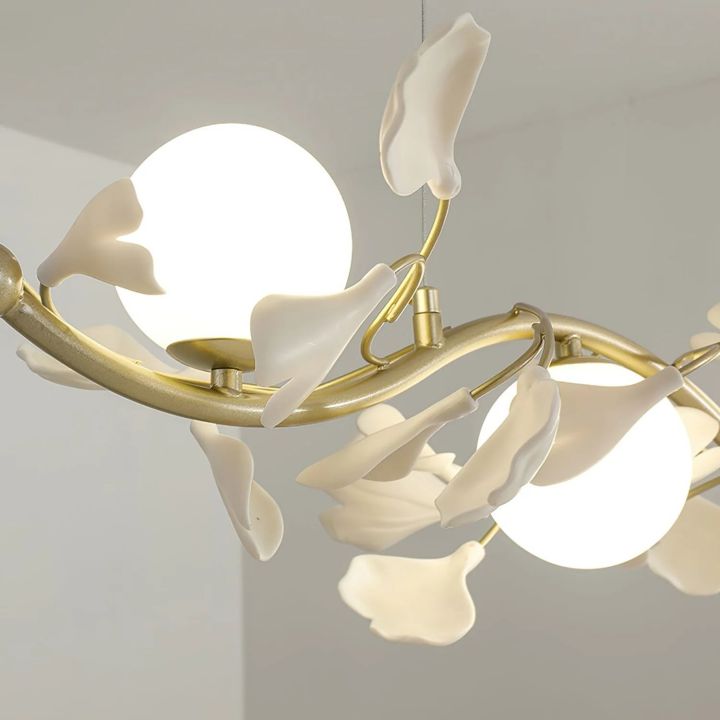Gingko Glass Chandelier - thebelacan