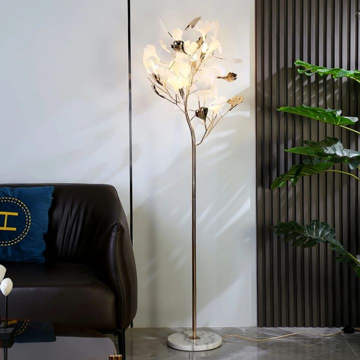 Gingko Leaf Floor Lamp - thebelacan