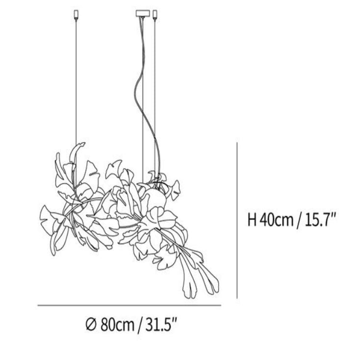 Gingko Luxury Chandelier Style I - thebelacan