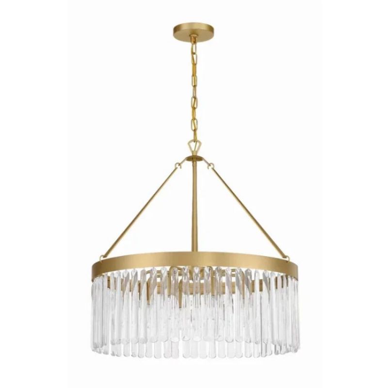 Grent Crystal Waterfall Round Chandelier - thebelacan