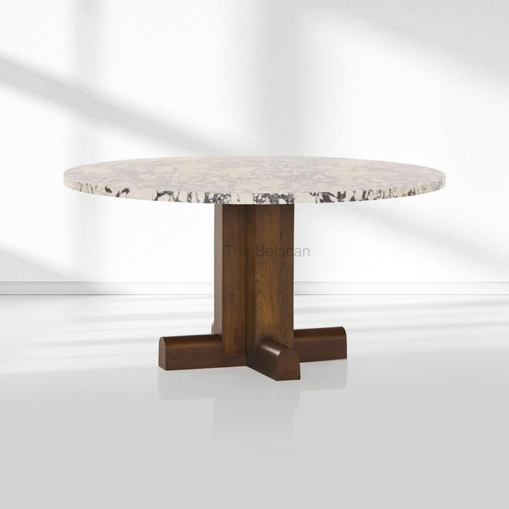 Khodier Round Dining Table - thebelacan