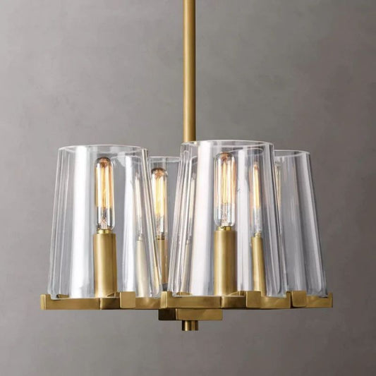 Kuseau Glass 4-lights Pendant - thebelacan