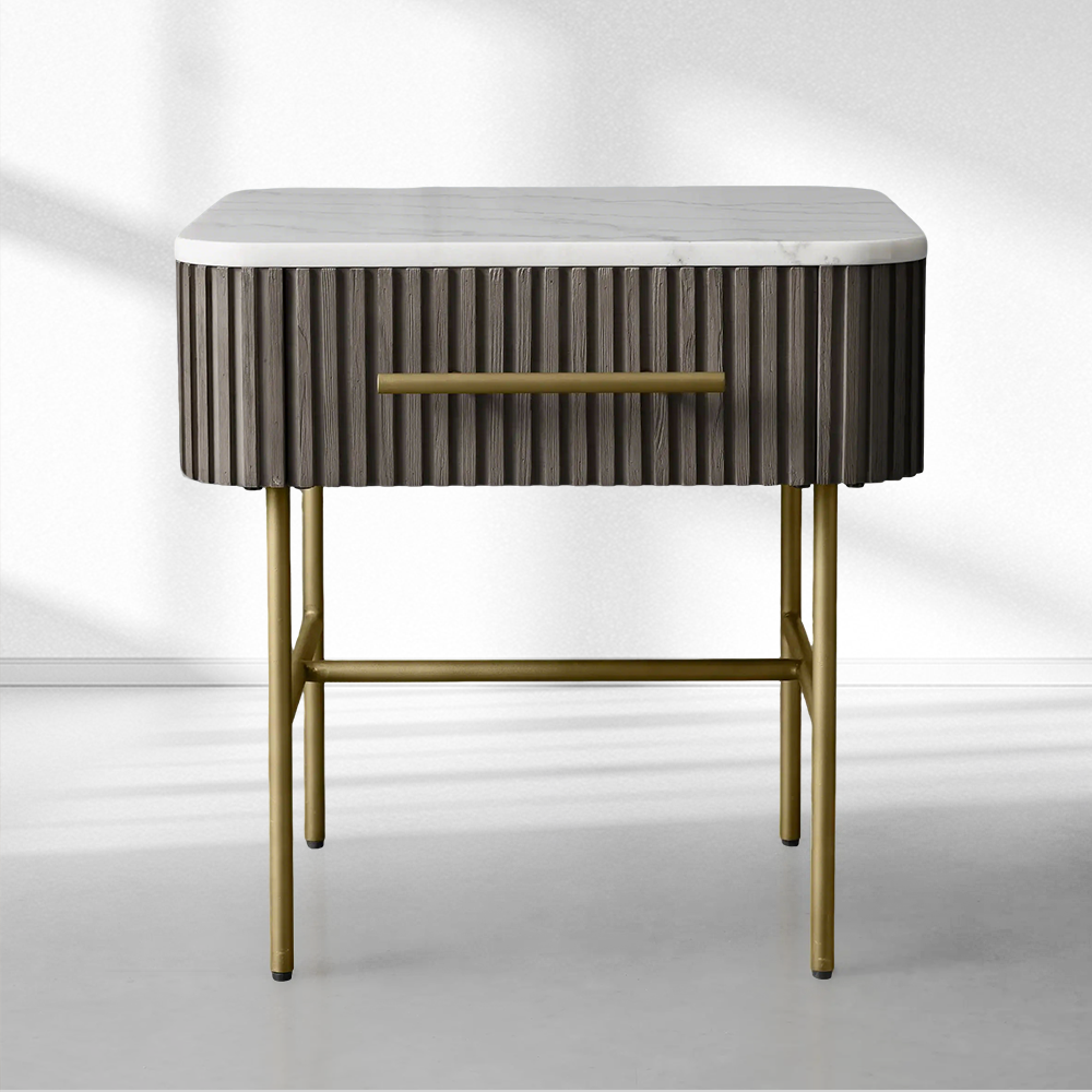 Fimley End Table with Drawer - thebelacan