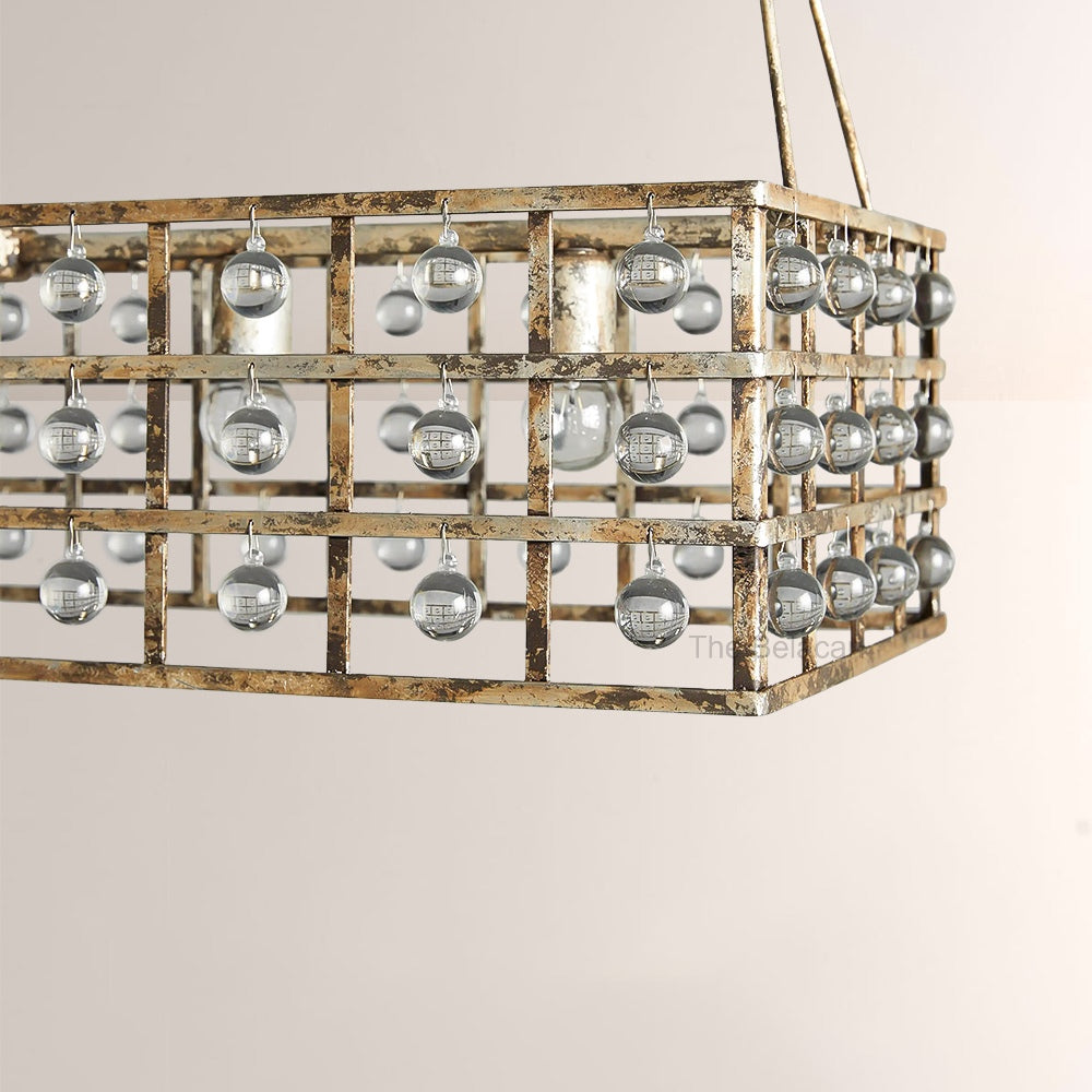 La CaArtis 41" Rectangular Chandelier - thebelacan