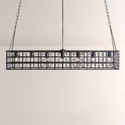 La CaArtis 50" Rectangular Chandelier in Bronze - thebelacan