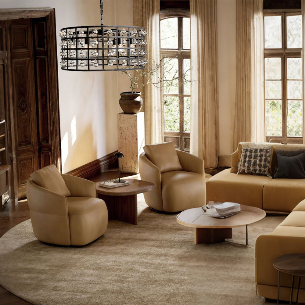 La CaArtis 6 Light Chandelier in Bronze - thebelacan