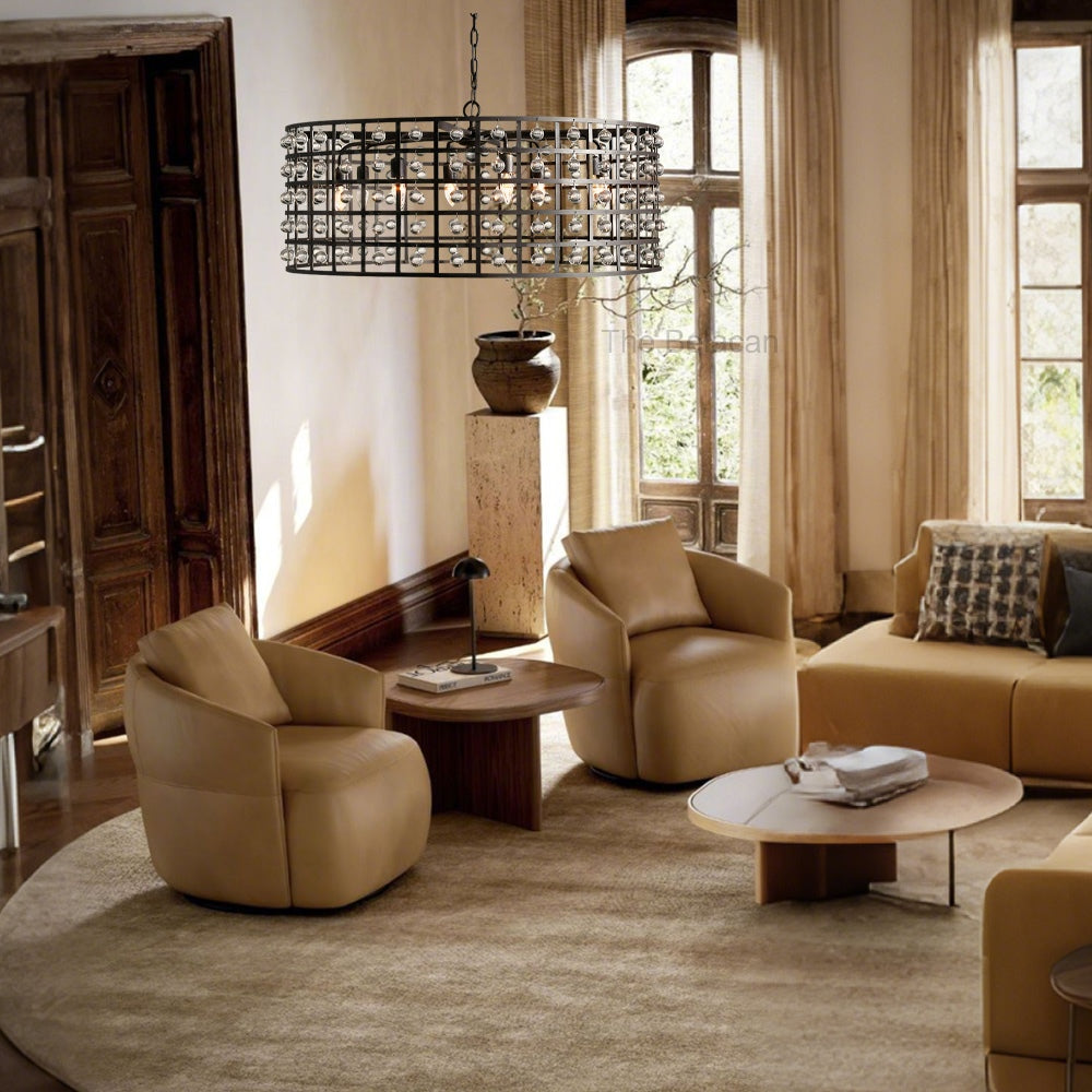 La CaArtis 8 Light Chandelier in Bronze - thebelacan