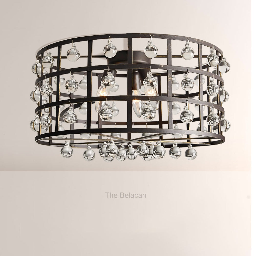 La CaArtis Flush Mount in Bronze - thebelacan