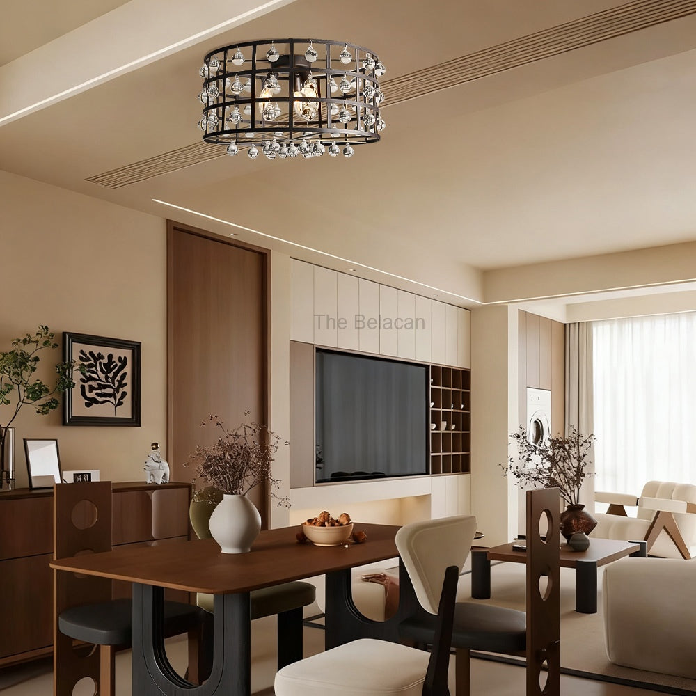 La CaArtis Flush Mount in Bronze - thebelacan