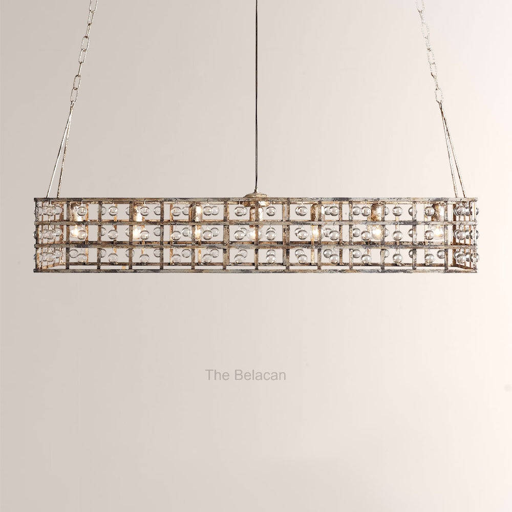 La CaArtis Rectangular Chandelier - thebelacan