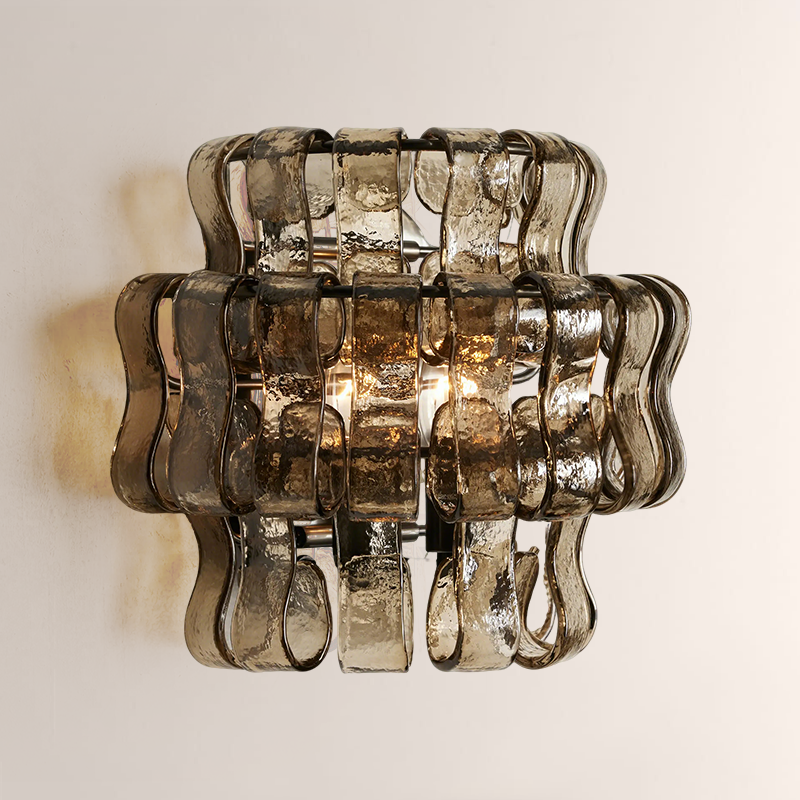 Lime Glass Wall Sconce 12" - thebelacan