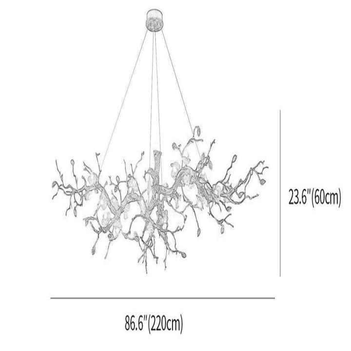Luxury Flower Tree Branch Chandelier - thebelacan
