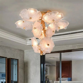 Magnolia Modern Luxury Branch Chandelier For Staircase - thebelacan