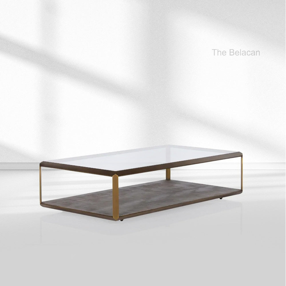 Max Glass Coffee Table - thebelacan