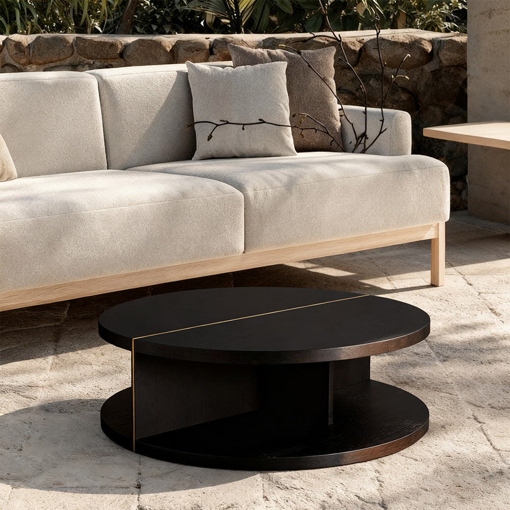 Mihaela Round Coffee Table - thebelacan
