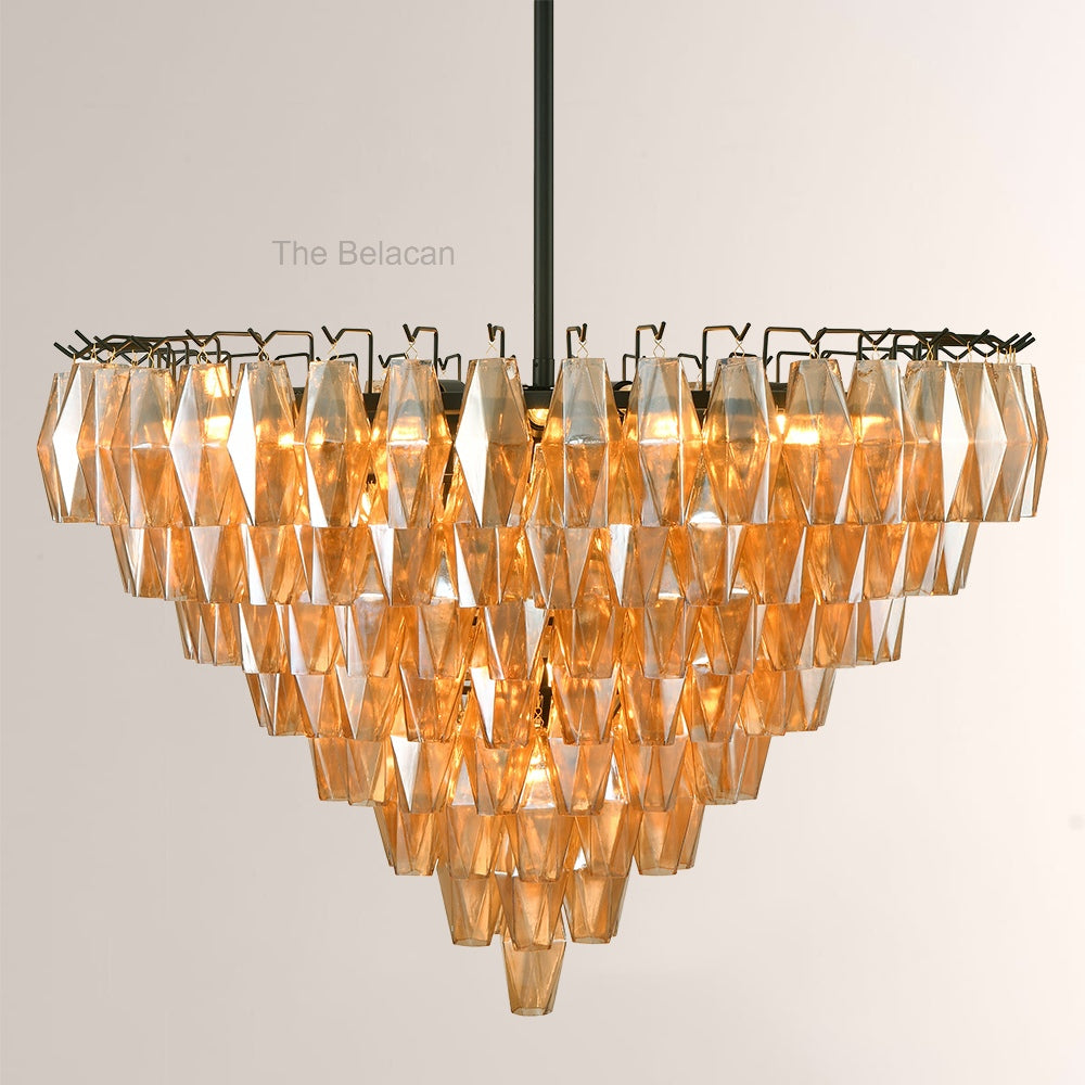 Modern Chara Round Chandelier 38" - thebelacan