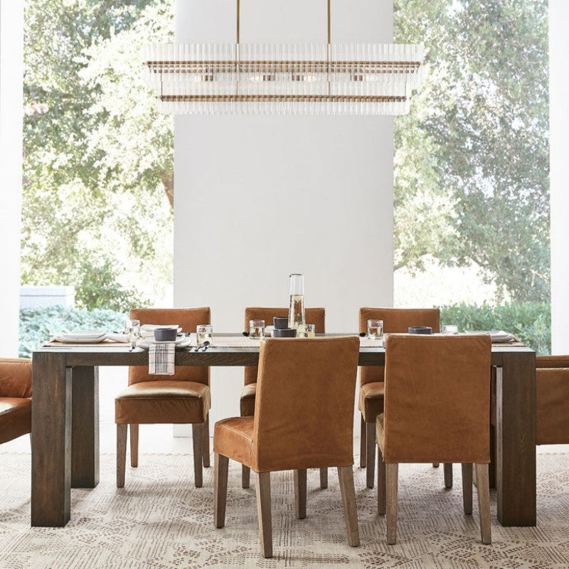 Molly Crystal Linear Chandelier - thebelacan