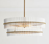 Molly Crystal Round 2-Tiered Chandelier - thebelacan