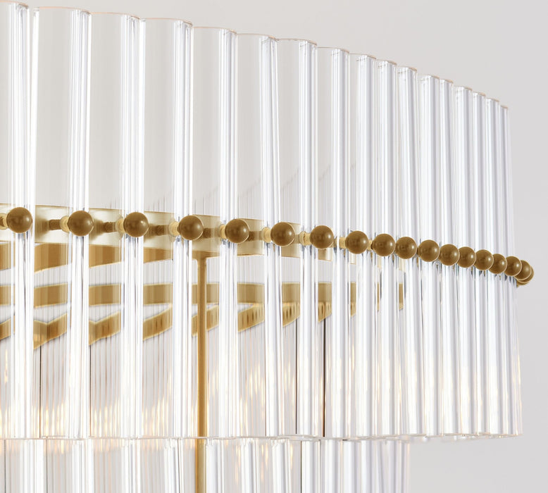 Molly Crystal Round 2-Tiered Chandelier - thebelacan