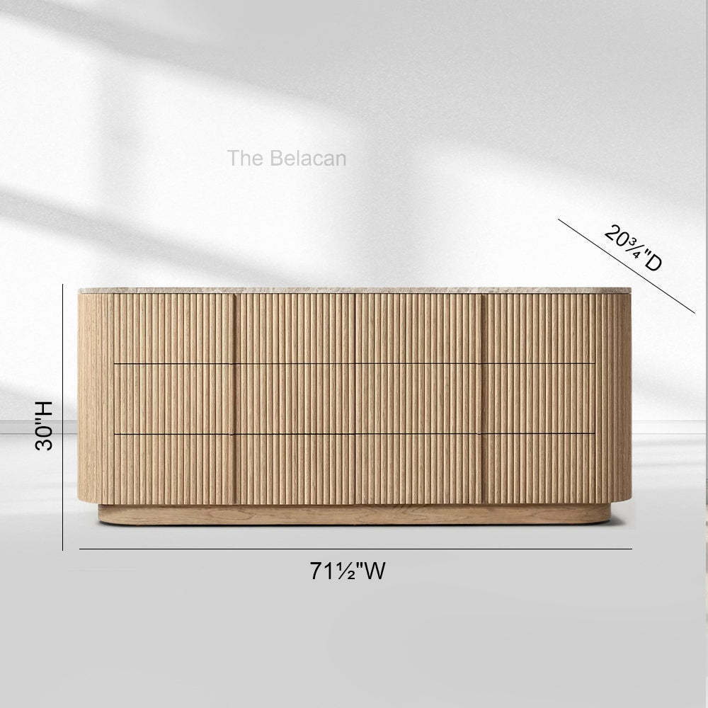 MulRegal Emperador 6-Drawer Dresser - thebelacan