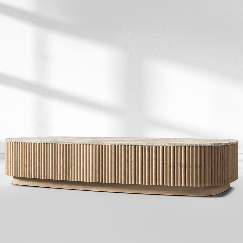 MulRegal Emperador Plinth Coffee Table - thebelacan