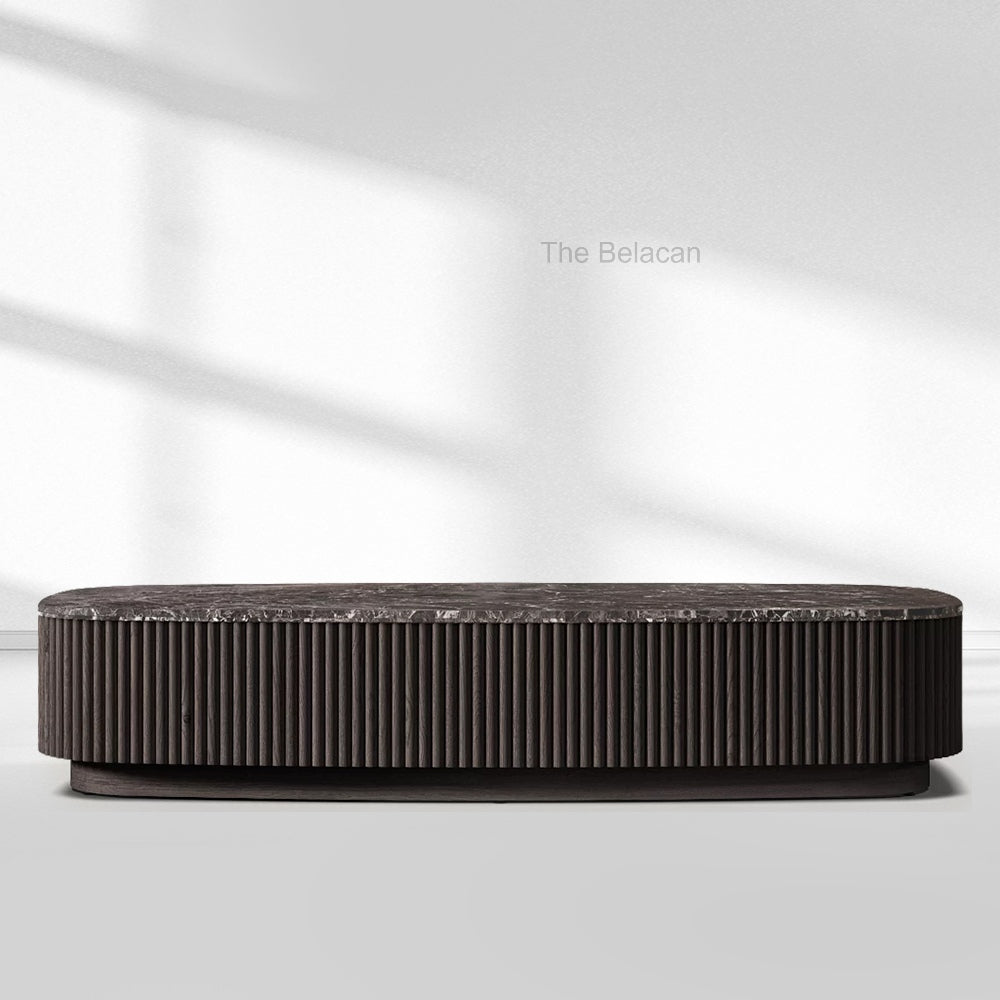 MulRegal Emperador Plinth Coffee Table - thebelacan